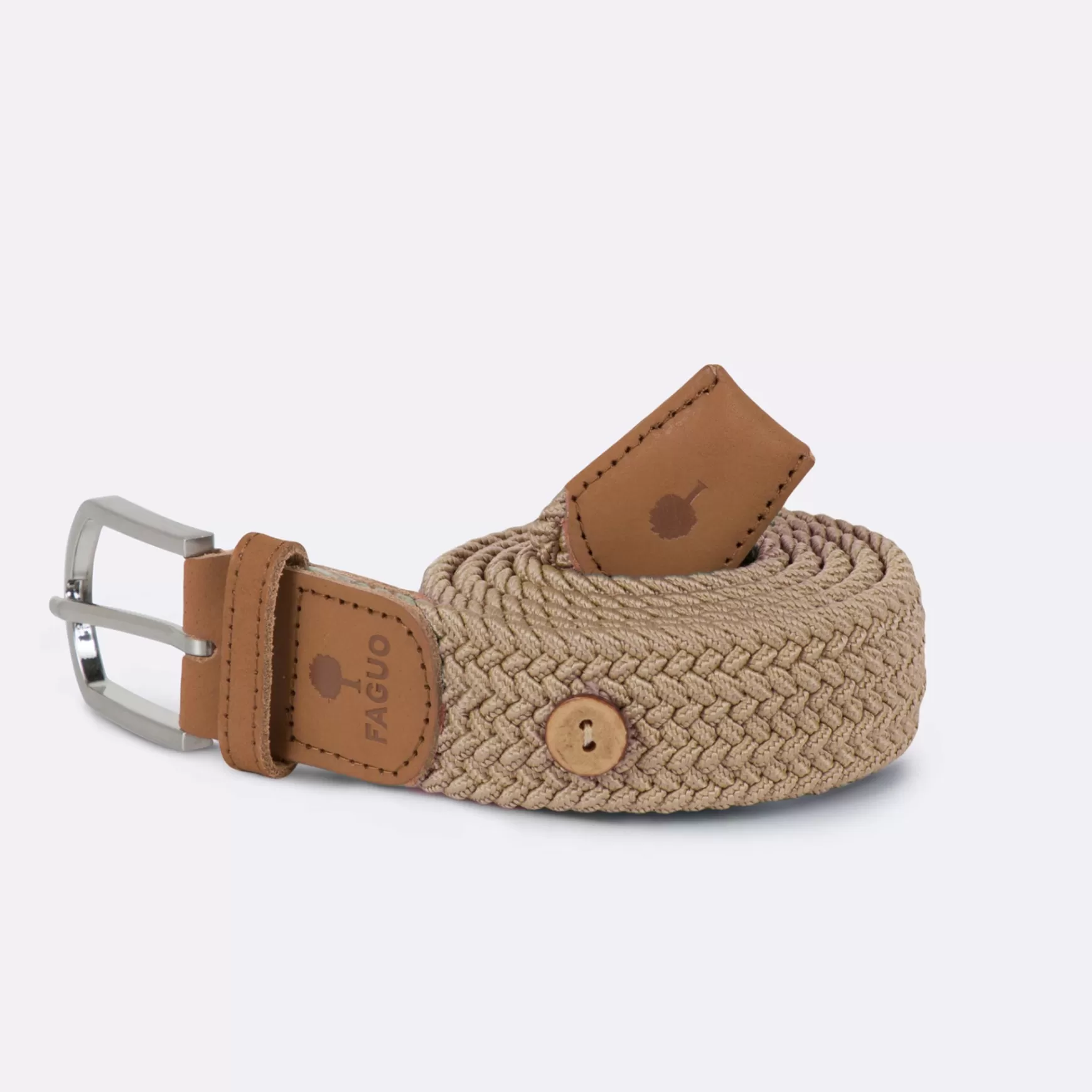 Riemen^FAGUO Beige Riem