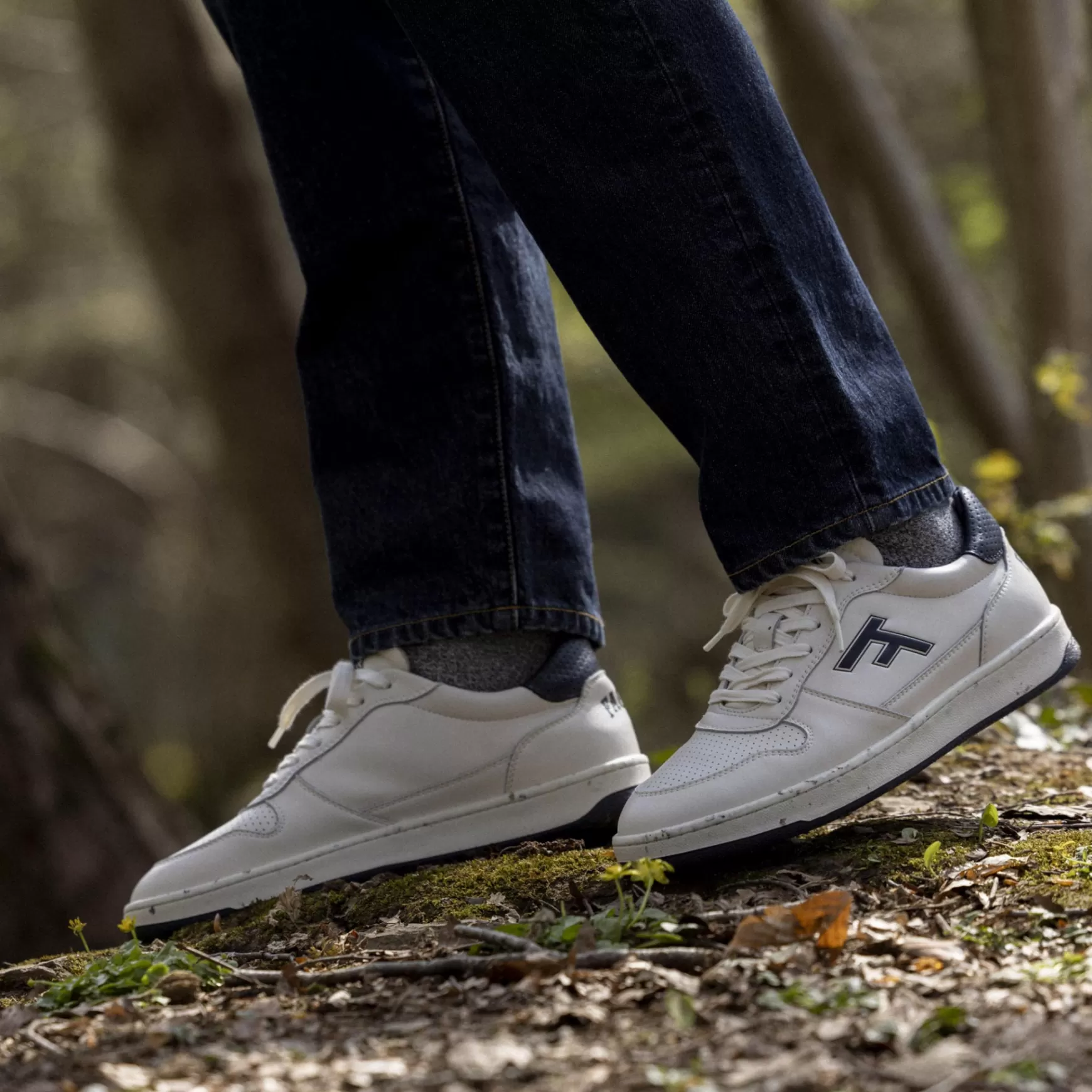 Mens - Schoenen^FAGUO Ecru En Marineblauwe Manden