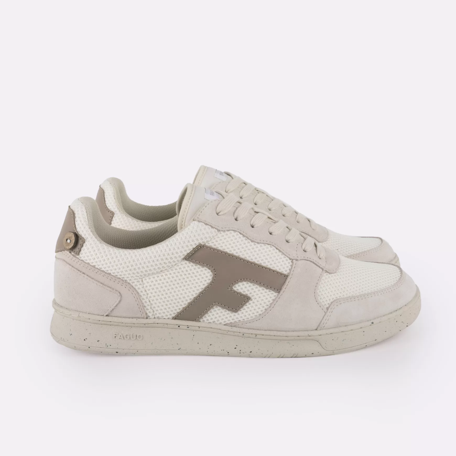 Mens - Schoenen^FAGUO Gebroken Witte En Beige Manden