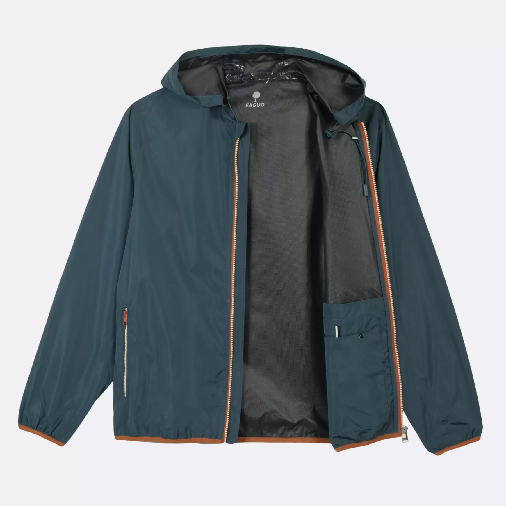 Jassen En Jassen^FAGUO Gewassen Marineblauwe Parka