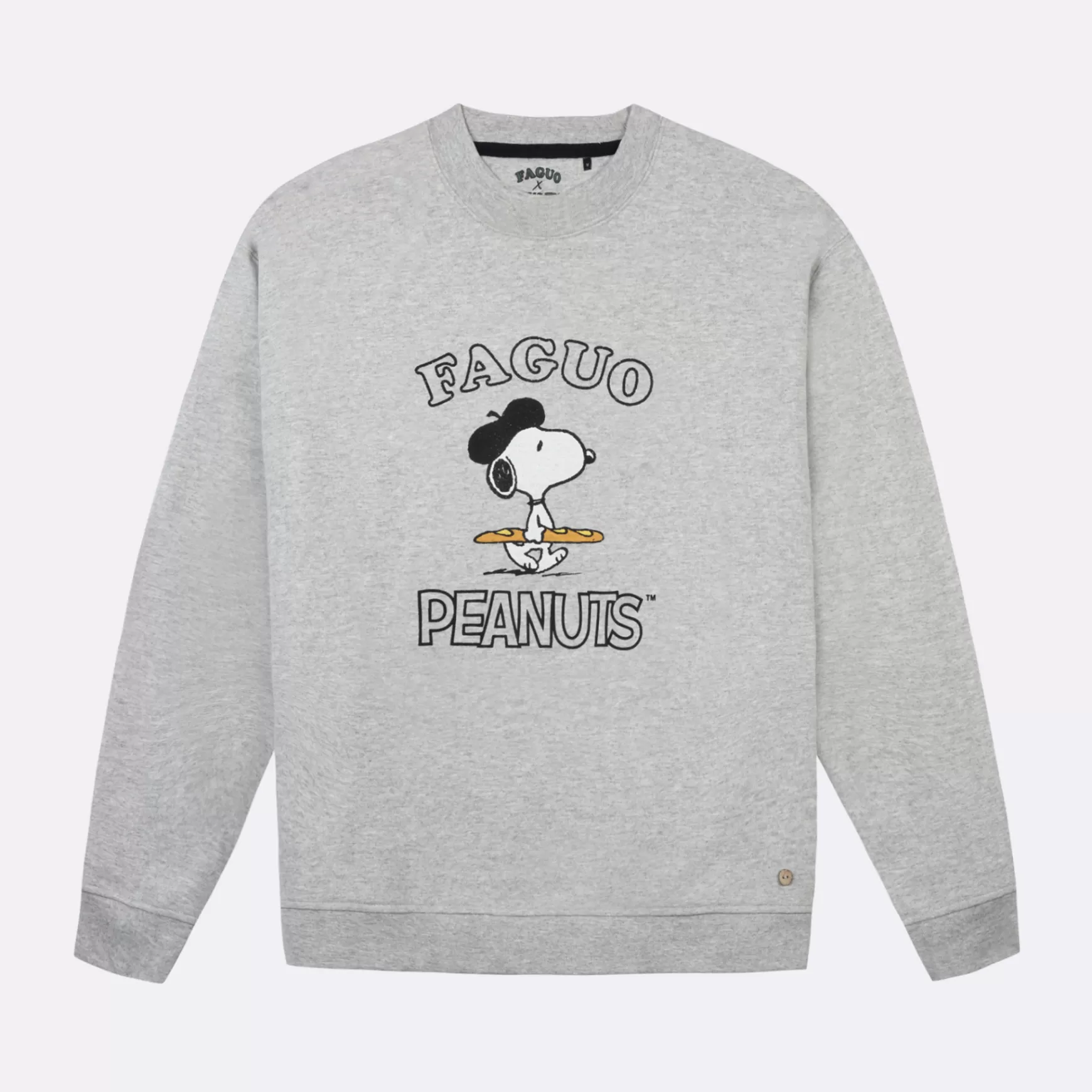 Faguo-Sweatshirts^FAGUO Grijs Sweatshirt Lab Peanuts