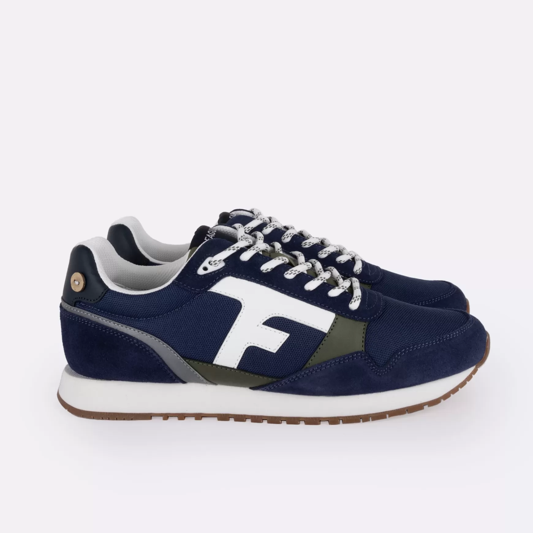 Mens - Schoenen^FAGUO Indigo & Kaki Runnings