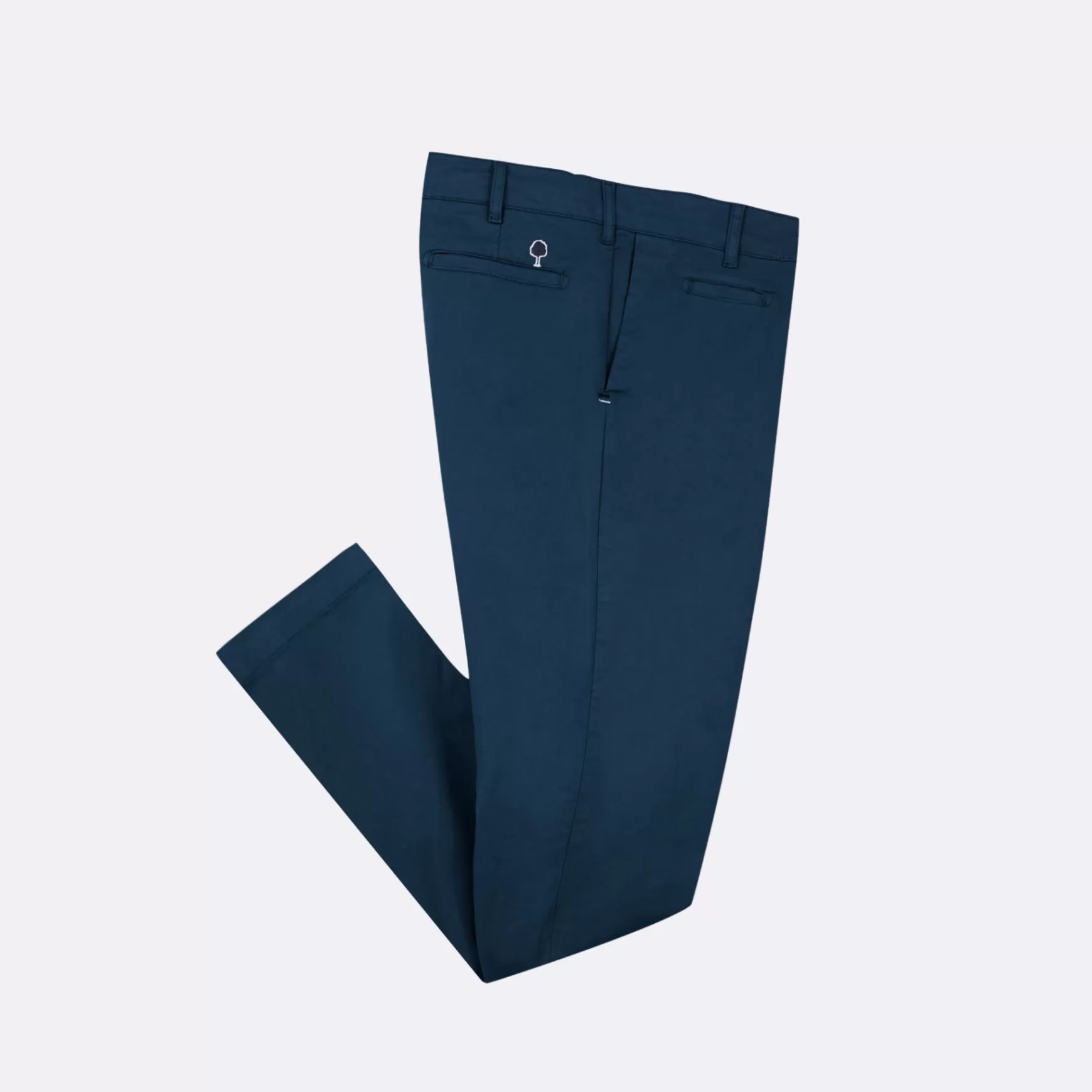 Chino'S En Broeken^FAGUO Licht Marineblauwe Chino, Aansluitend Model