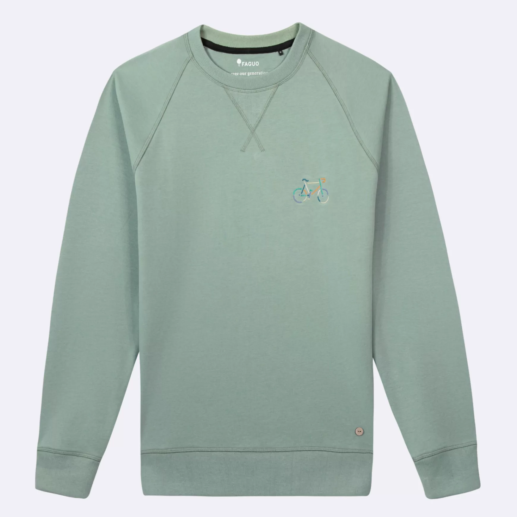 Faguo-Sweatshirts^FAGUO Lichtgroen Sweatshirt