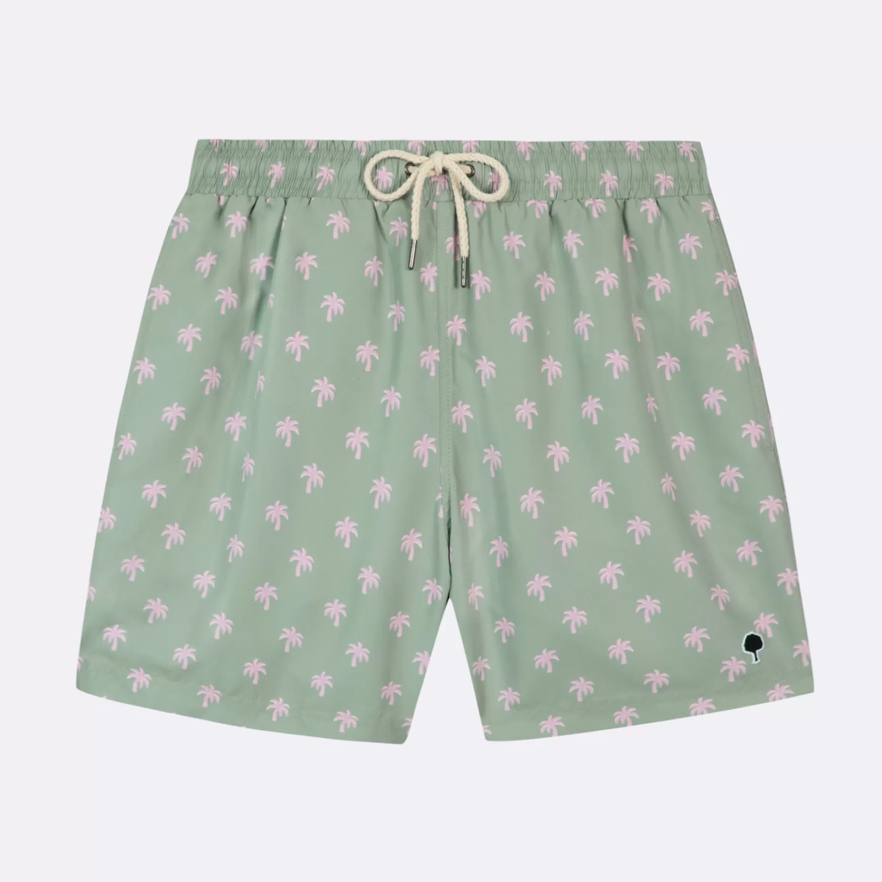 Zwemshort Voor Heren^FAGUO Lichtgroene En Roze Badkleding