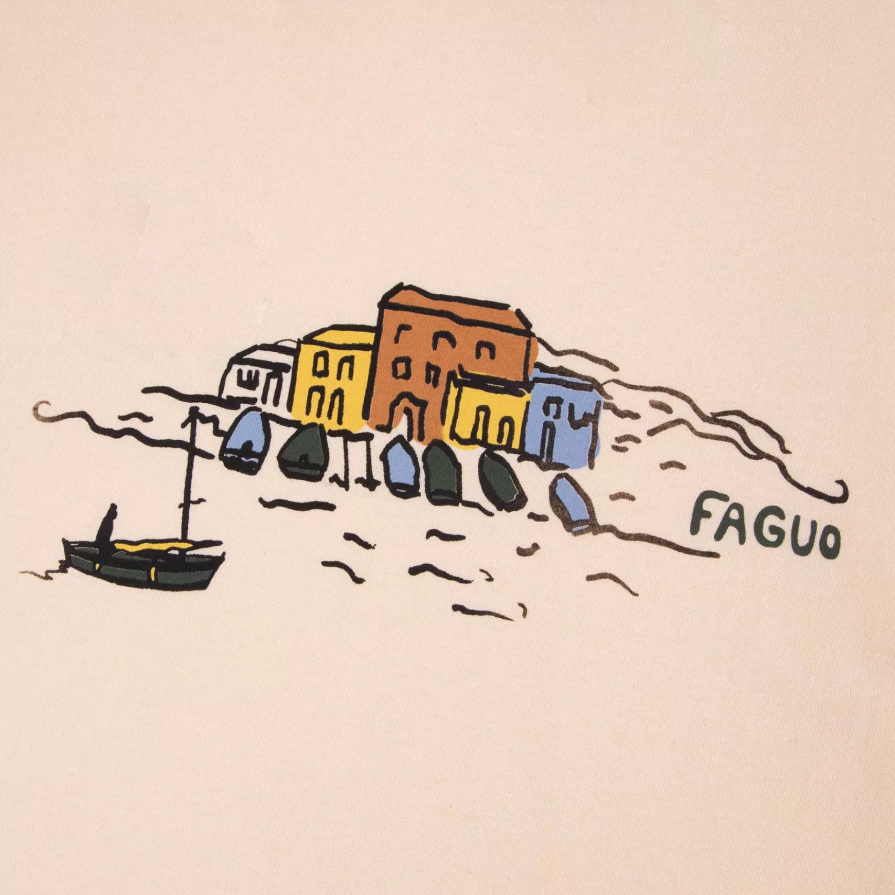 Faguo-T-Shirts^FAGUO Lichtroze T-Shirt