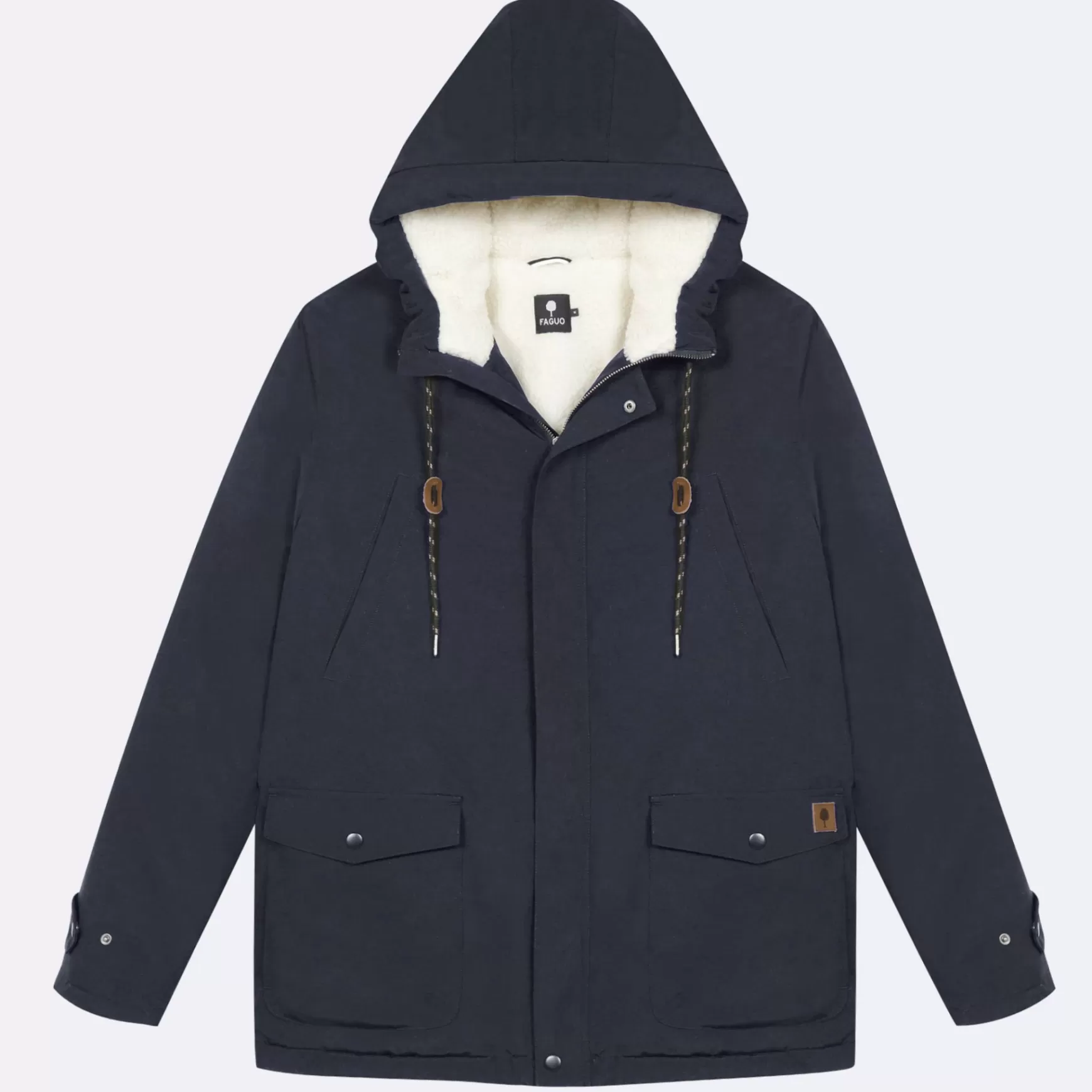 Jassen En Jassen^FAGUO Marineblauwe Parka