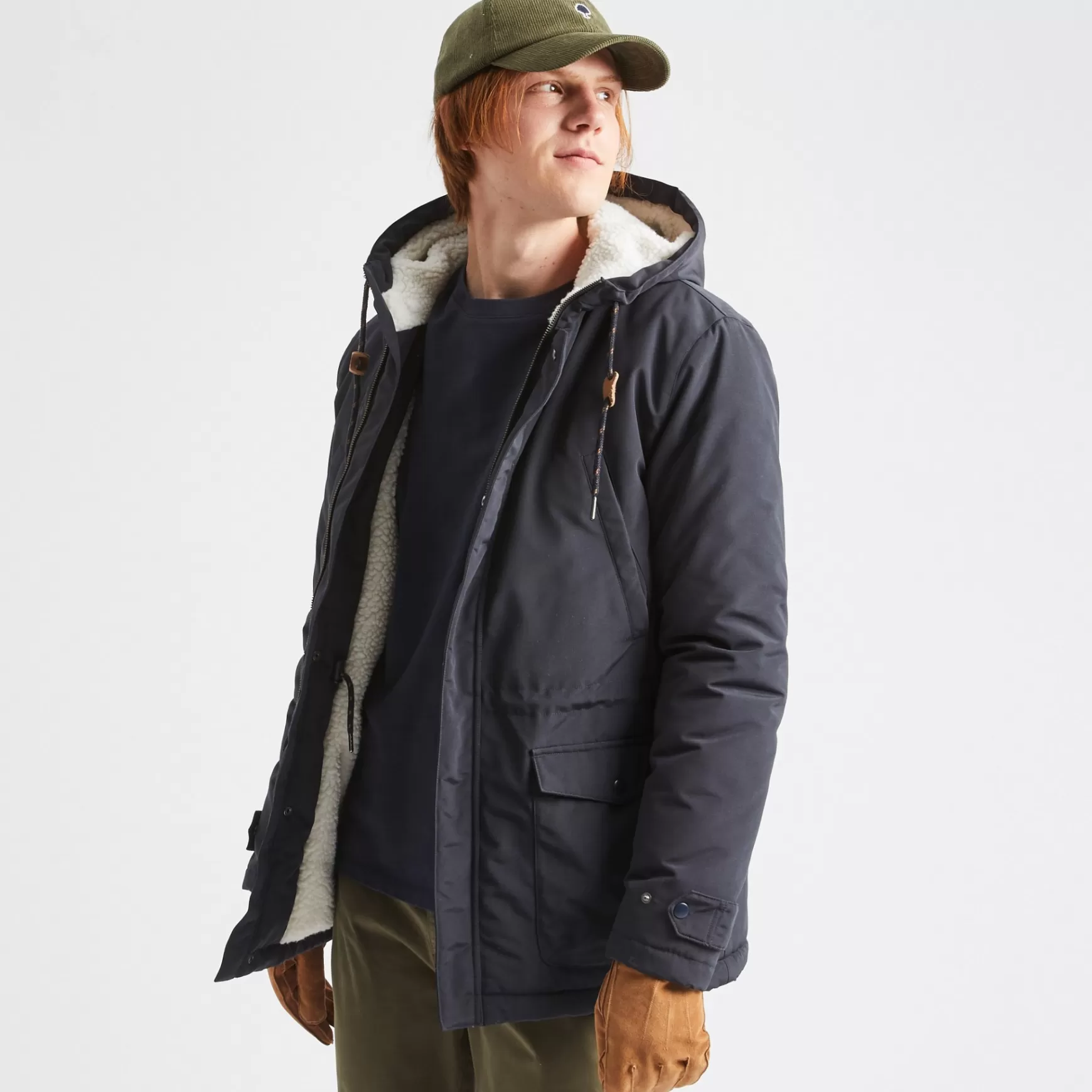 Jassen En Jassen^FAGUO Marineblauwe Parka