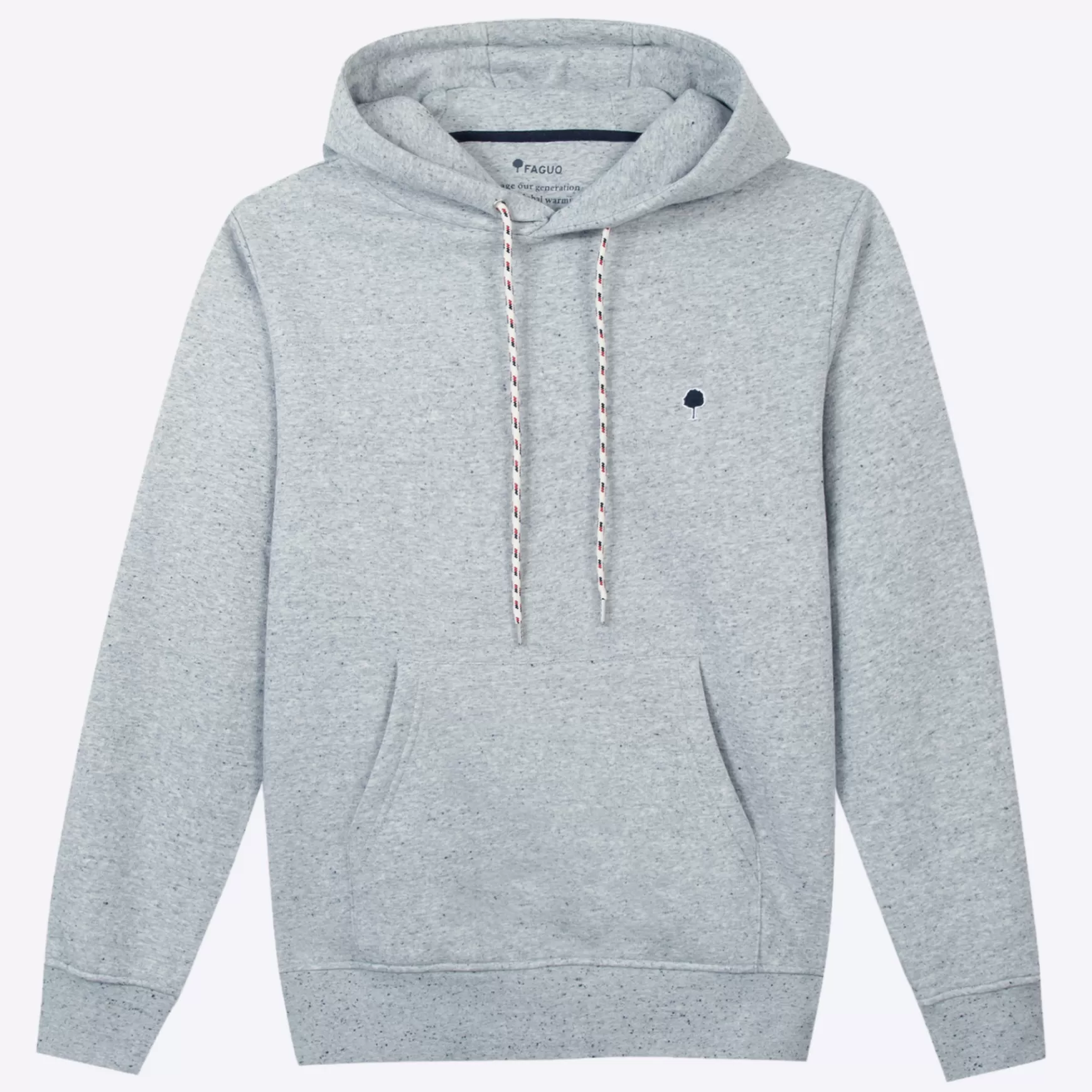 Faguo-Sweatshirts^FAGUO Middelgrijs Gemeleerde Hoodie