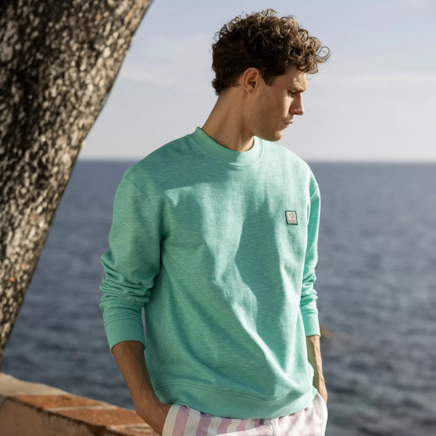 Faguo-Sweatshirts^FAGUO Mintgroen Sweatshirt