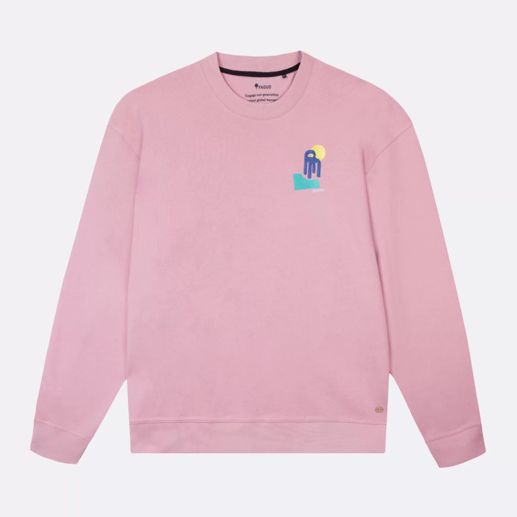 Faguo-Sweatshirts^FAGUO Roze Sweatshirt Lab Diego Faivre