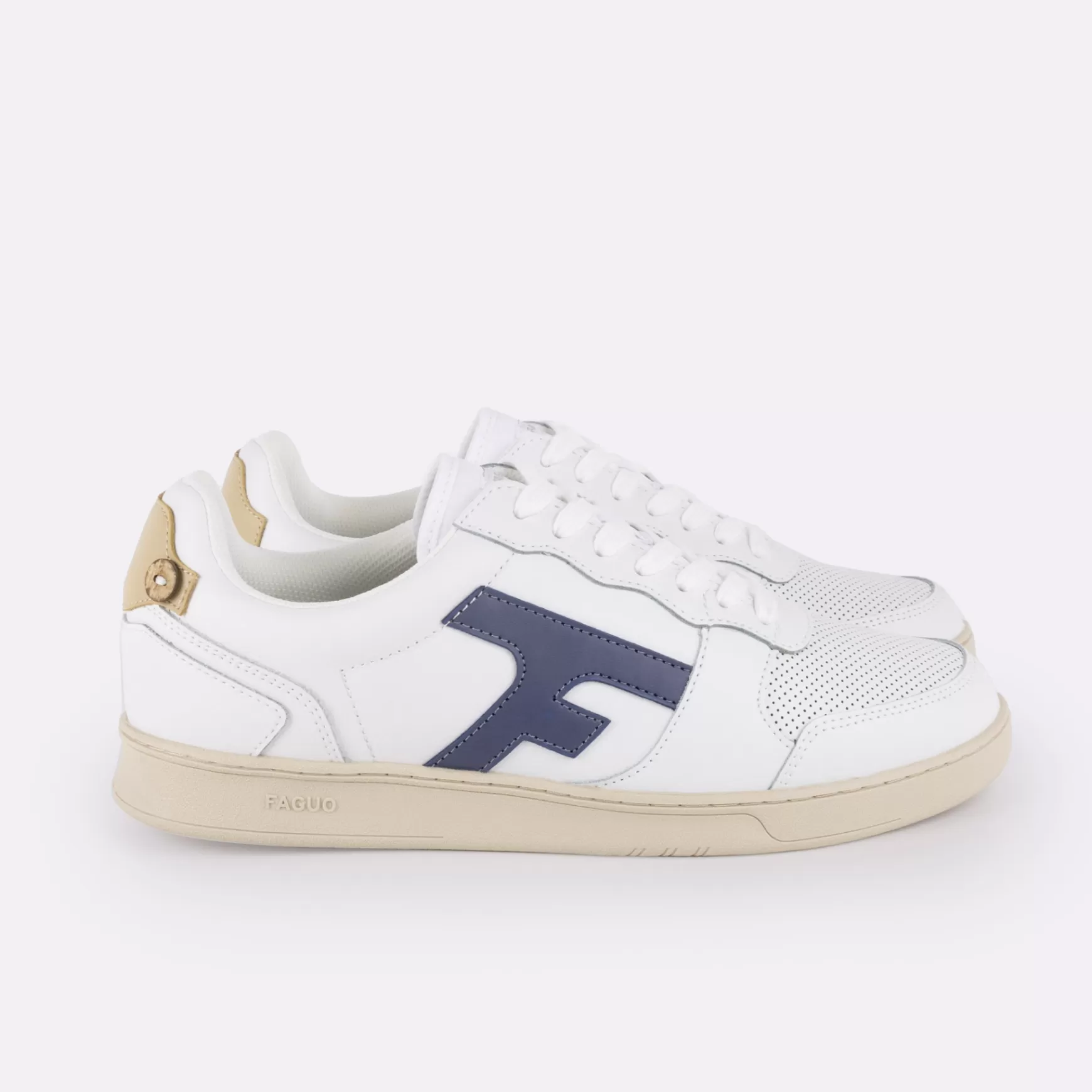 Mens - Schoenen^FAGUO Witte En Blauwe Manden